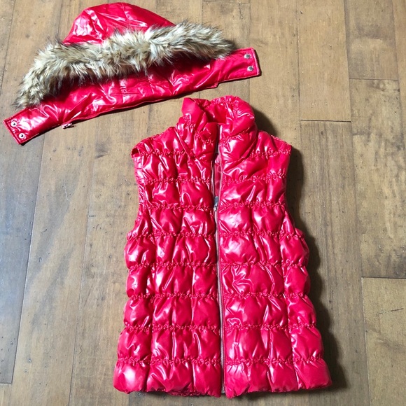 MICHAEL Michael Kors Quilted Puffer Vest Hoodie - Picture 2 of 5